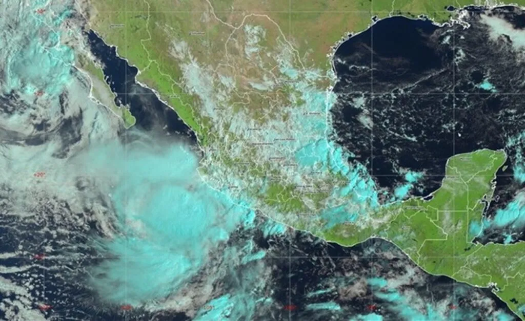 Pronostican lluvias muy fuertes a intensas en el occidente y sur de México