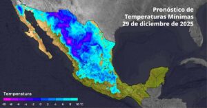 Alertan por bajas temperaturas y lluvias por nuevo frente frío