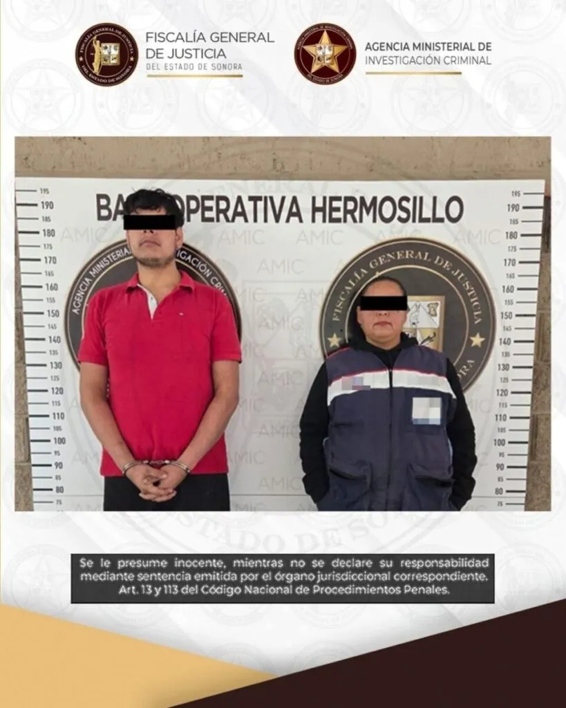 Aprehenden a dos personas por probable homicidio en Hermosillo