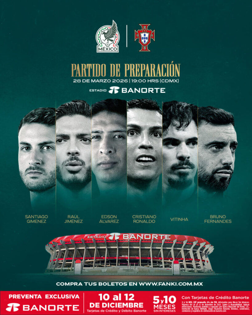Boletos agotados para el México vs Portugal en el Estadio Azteca