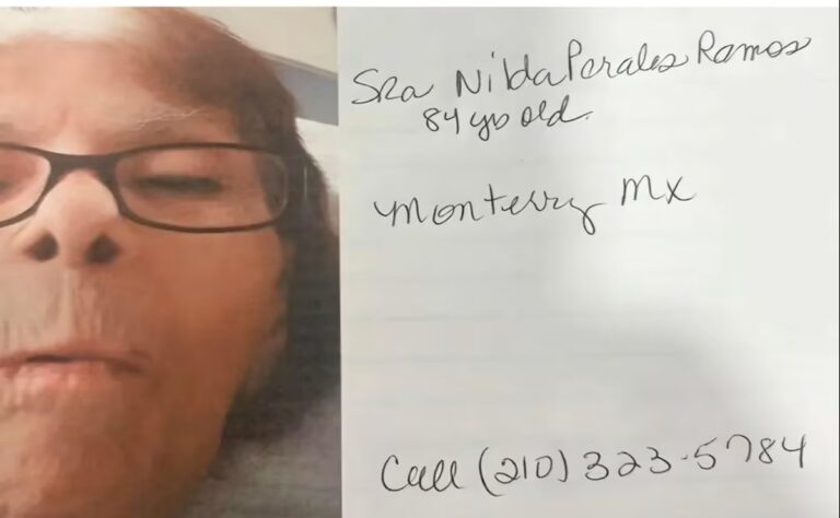 Identifican a adulta mayor abandonada en silla de ruedas en Matamoros