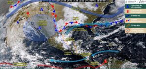 Invierno inicia con lluvias y heladas en México
