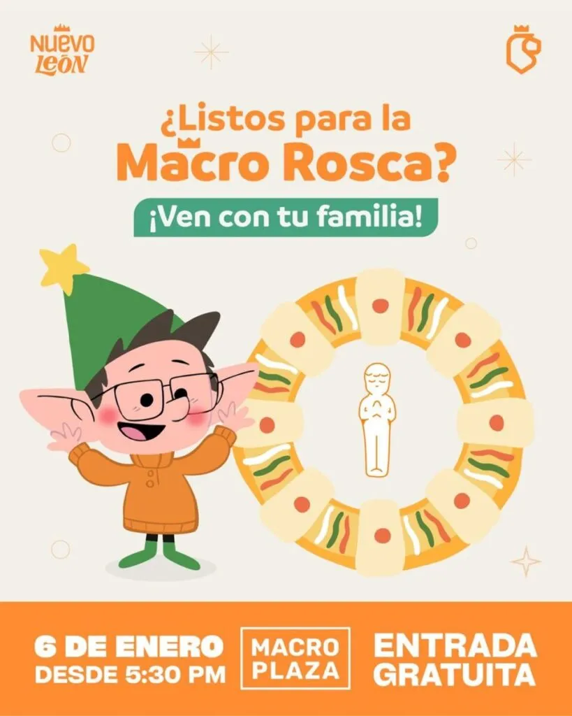 Invita Gobierno de NL a disfrutar con tradición en la Macro Rosca