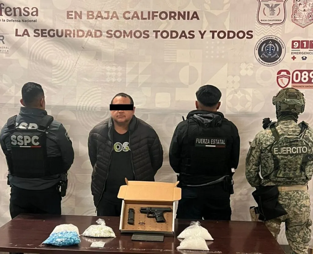 Capturan en Baja California a “El Jeck” ligado a grupo criminal