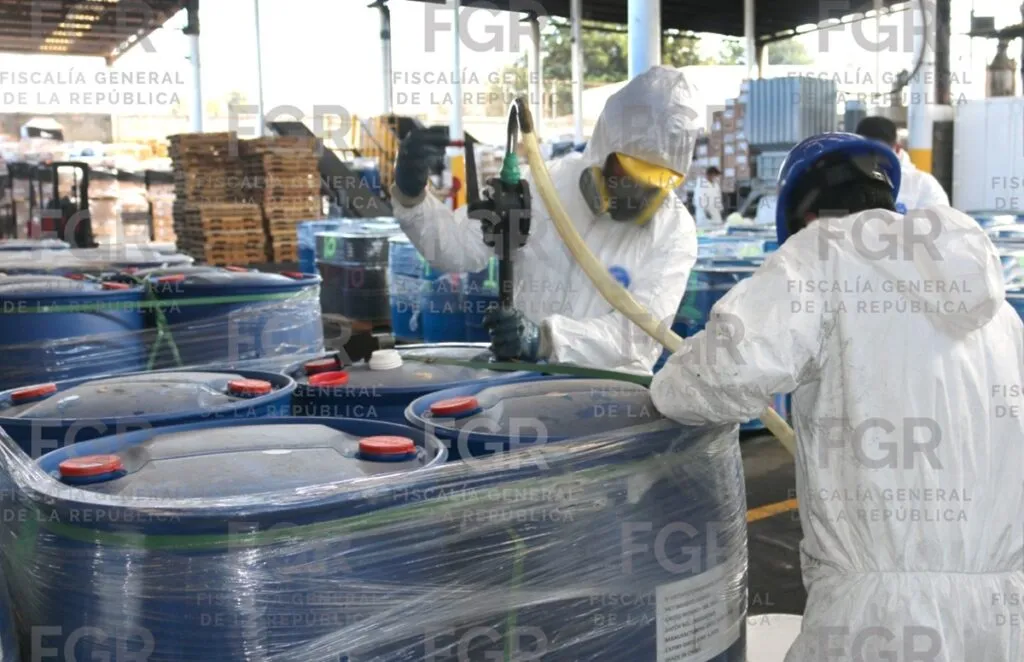 FGR destruye más de 100 toneladas de diversas sustancias