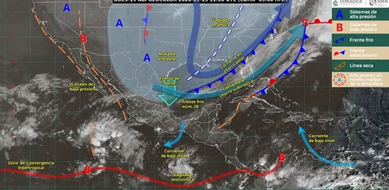 Mantiene Protección Civil alerta por frente frío 28