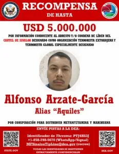 Estados Unidos ofrece 10 millones de dólares por captura de capos en Tijuana