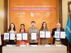 Firman convenio de colaboración entre UNICEF y Gobierno