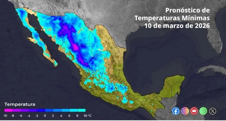 Frente frío número 40 recorrerá norte y noreste de México