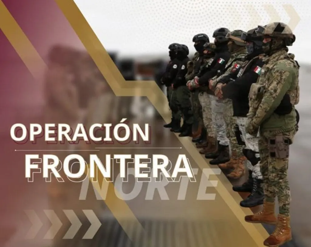 Revelan resultados obtenidos de la “Operación Frontera Norte”