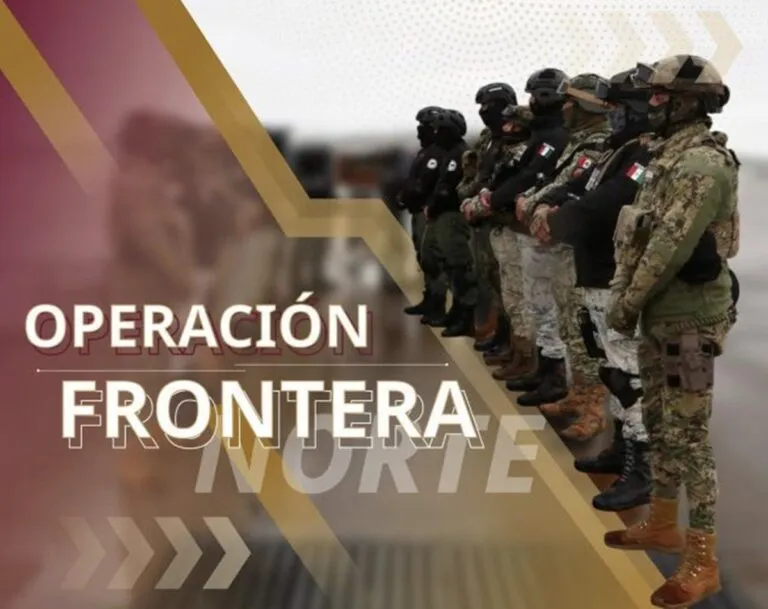 Revelan resultados obtenidos de la “Operación Frontera Norte”
