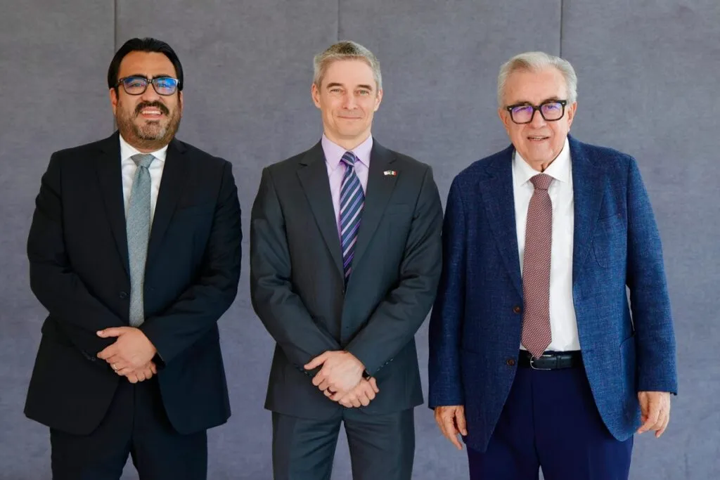 Rocha Moya se reúne con Cónsul General de Estados Unidos, Drew Hoster