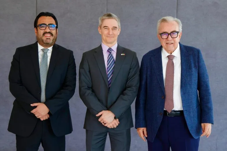 Rocha Moya se reúne con Cónsul General de Estados Unidos, Drew Hoster