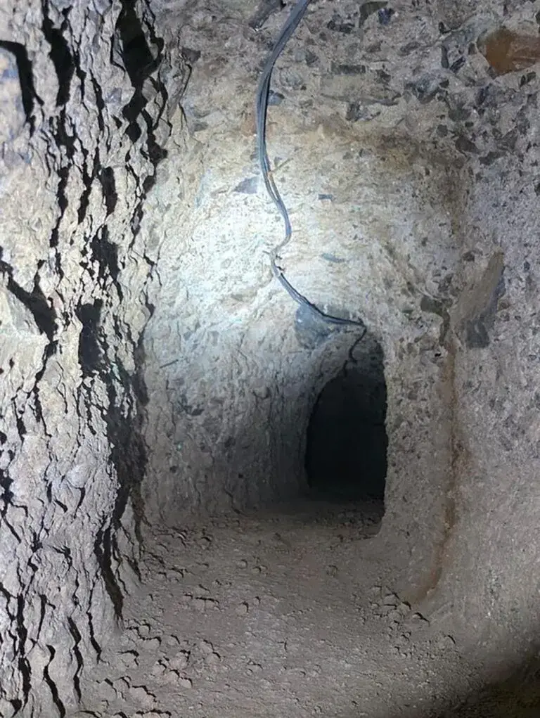 Descubren túnel en Nogales con dirección hacia Estados Unidos