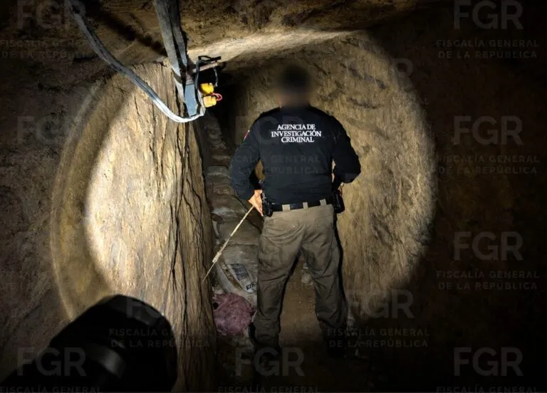 Aseguran en Nuevo León túnel utilizado para el robo de hidrocarburo 