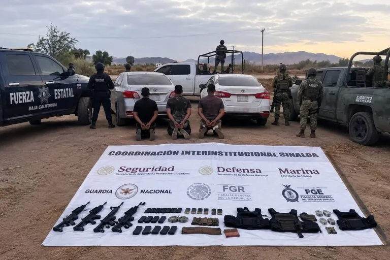 Detienen en Mexicali a dos colombianos ligados a célula del Cártel de Sinaloa