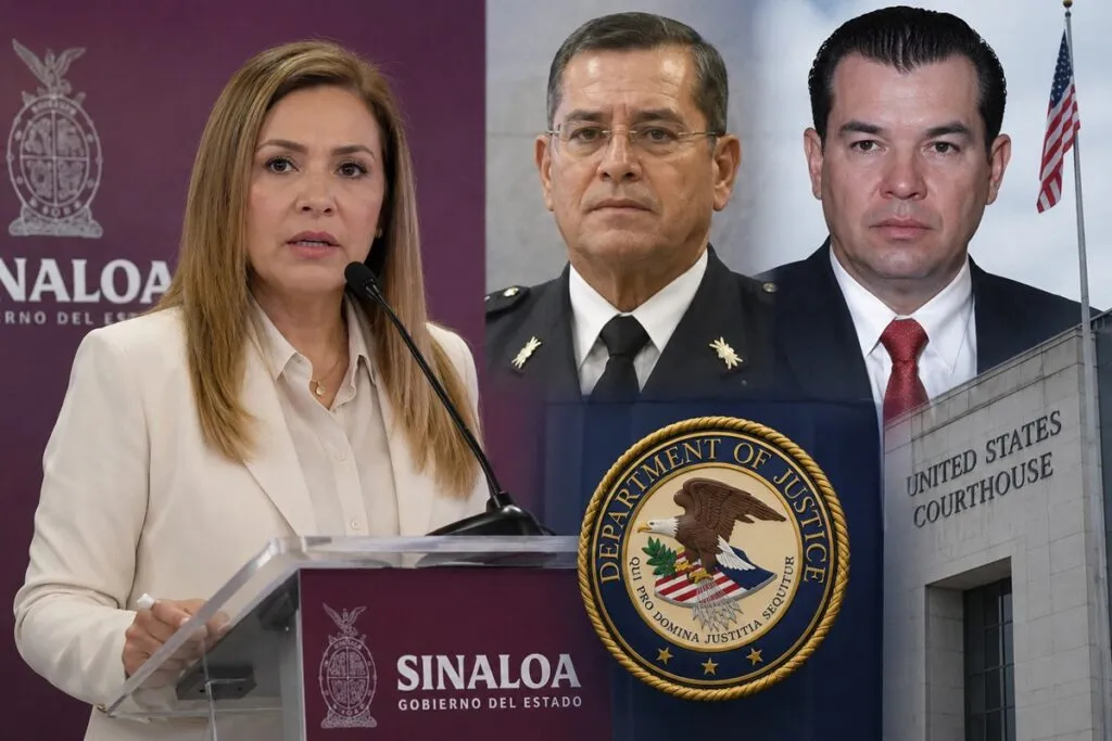 Gobernadora interina de Sinaloa evita pronunciarse tras capturas en EU