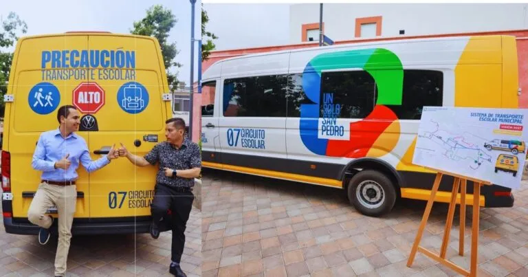 Luis Susarrey fortalece el transporte escolar gratuito para mejorar la movilidad en San Pedro