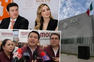 Morena denuncia a Samuel y Mariana ante la FGR