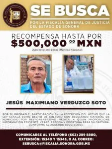 Sonora ofrece 500 mil por médico ligado a muertes
