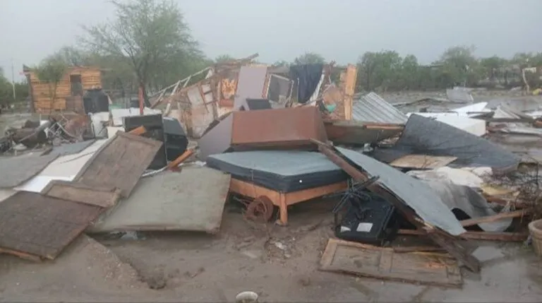 Tornados dañan viviendas en el norte de Coahuila