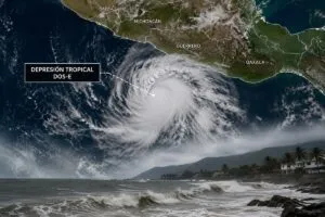 Boris amenaza con lluvias torrenciales en México