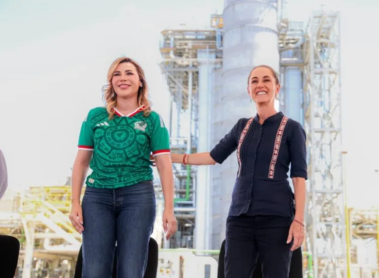 Sheinbaum y Marina del Pilar inauguran nueva planta de generación eléctrica