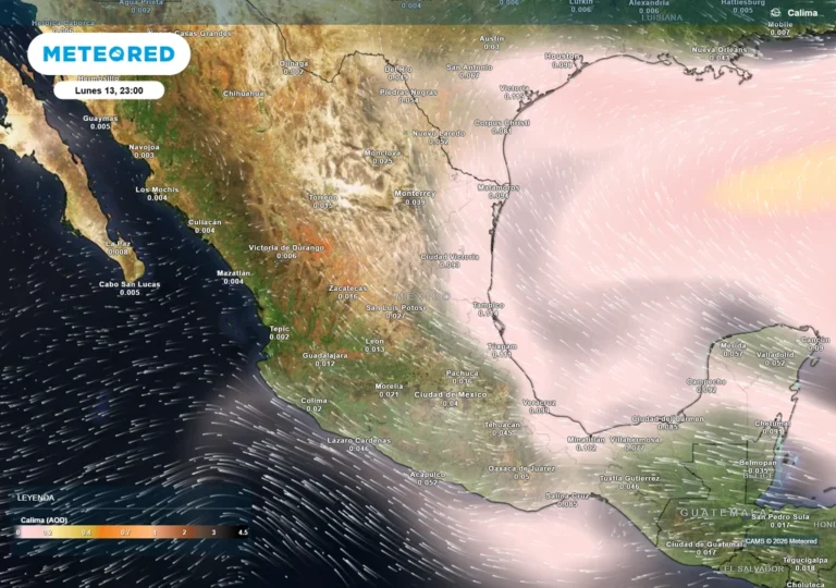 Del 13 al 19 de julio será semana con polvo del Sahara, lluvias y calor extremo