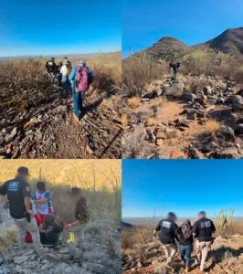 Rescata AMIC a integrantes del colectivo Madres Buscadoras de Altar tras quedar varadas en un cerro