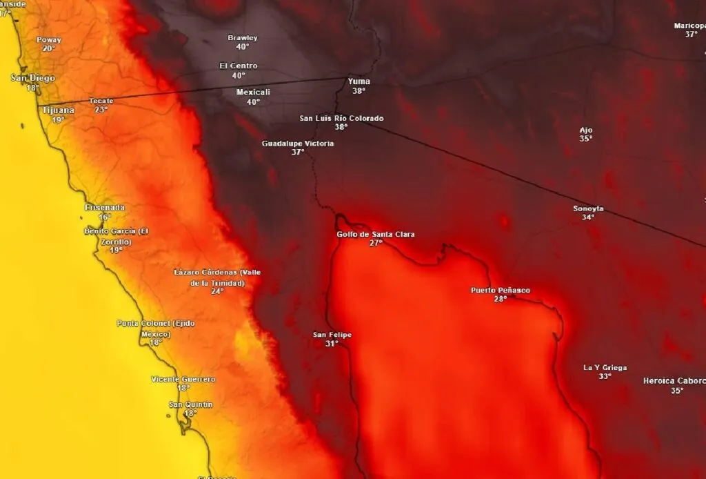 Pronostican comienzo de una nueva ola de calor en Baja California