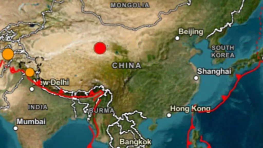 Sismo de magnitud 5.9 estremece la provincia central de Qinghai en China