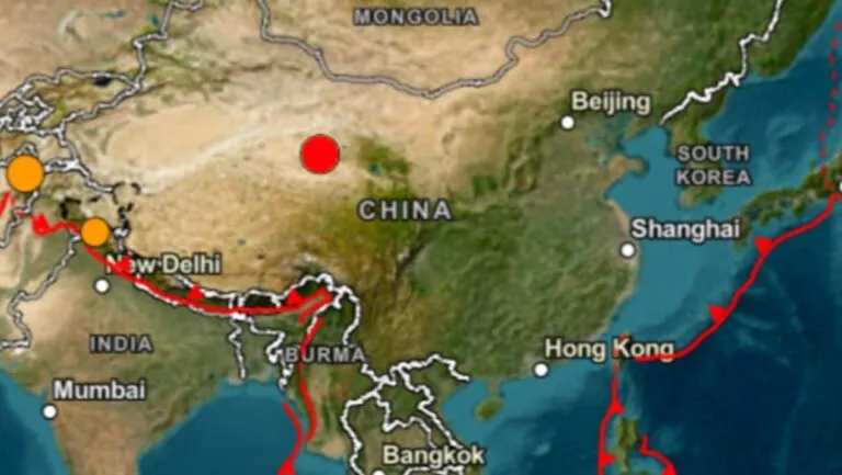 Sismo de magnitud 5.9 estremece la provincia central de Qinghai en China