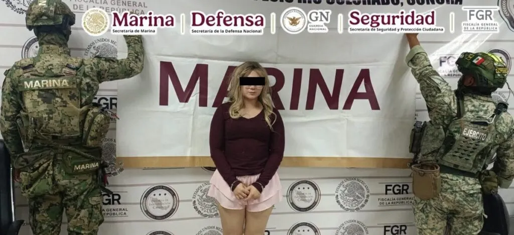 Detienen a Yanet "N", presunta operadora logística de un grupo delictivo en Sonora