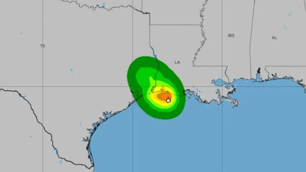 Tormenta tropical "Edouard" toca tierra en Louisiana