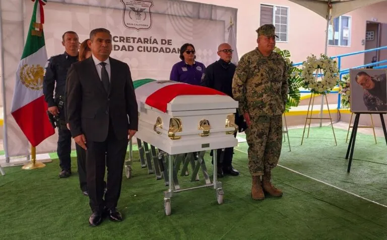 Despiden con Honores a la agente Dafny Astrid Manzano Córdova