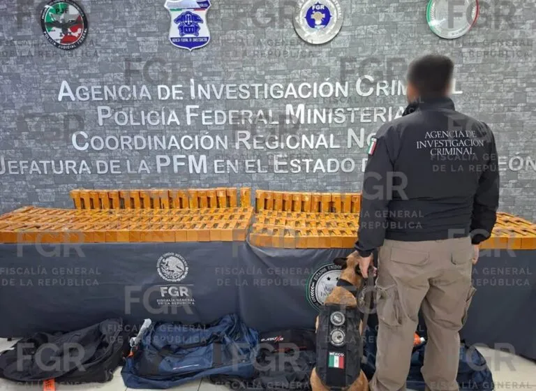 FGR asegura 94.5 litros de cocaína en Apodaca, Nuevo León