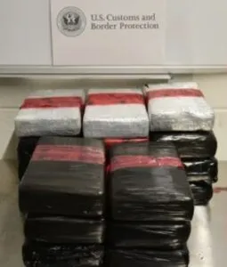 Mexicana es detenida cuando intentaba ingresar a EU con 18 paquetes de cocaína