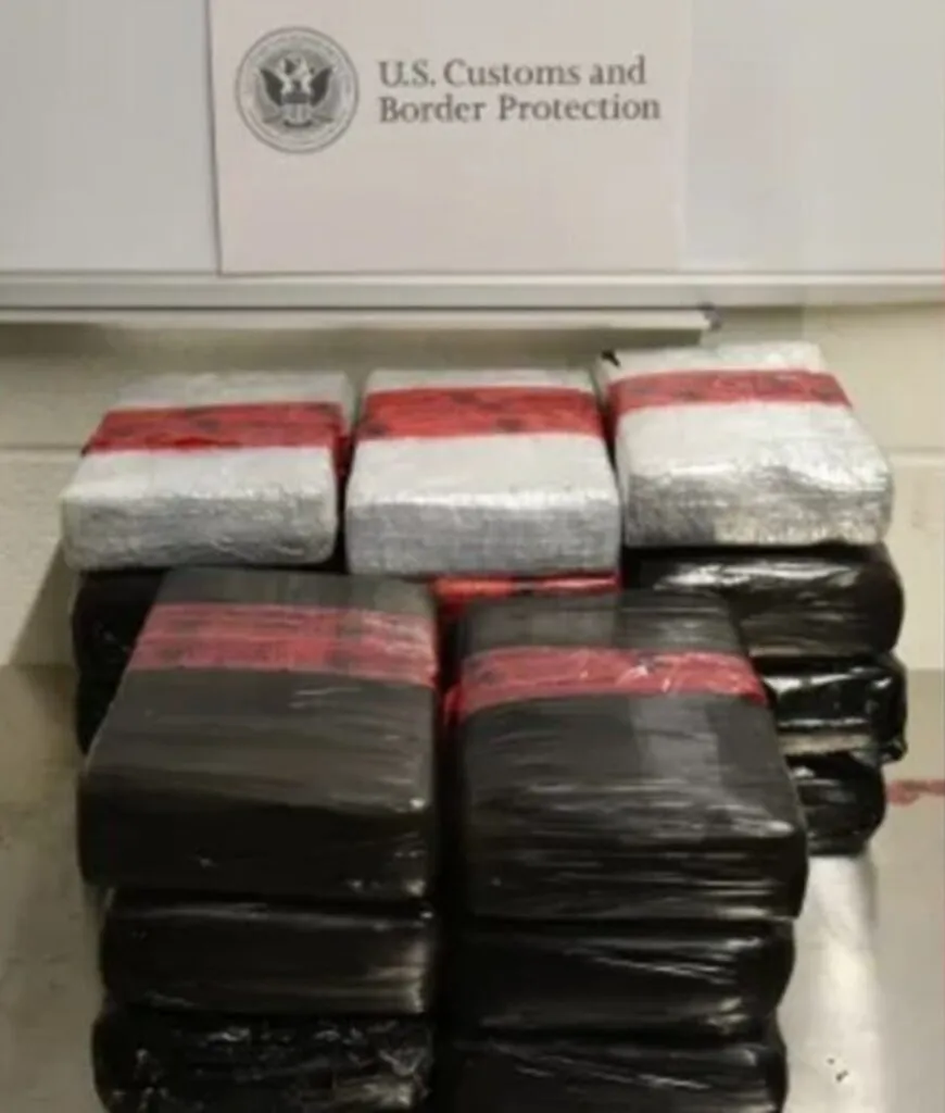 Mexicana es detenida cuando intentaba ingresar a EU con 18 paquetes de cocaína