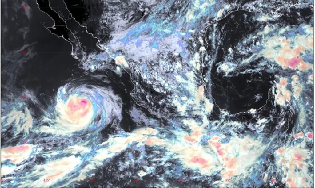 Rachel provocará lluvias intensas, rachas de viento fuertes y oleaje elevado en Baja California Sur