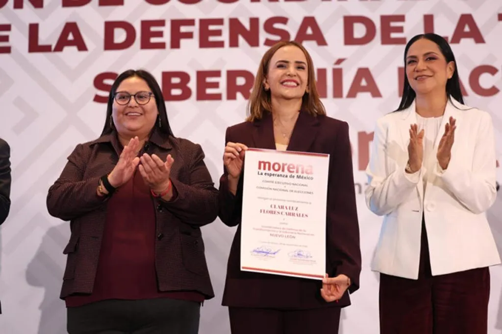 Tatiana Clouthier cuestiona designación de Clara Luz en Nuevo León